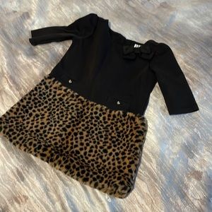 Janie and jack fur bottom dress